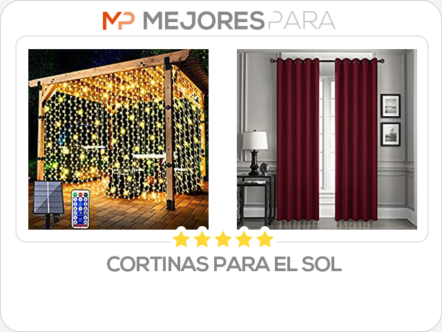 cortinas para el sol