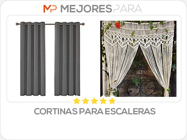 cortinas para escaleras