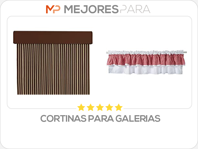 cortinas para galerias