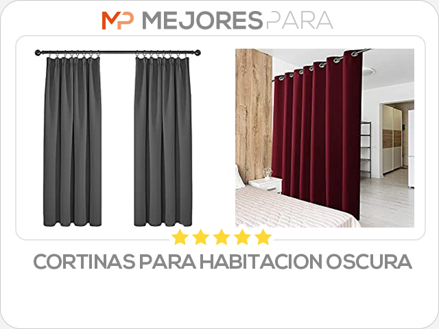 cortinas para habitacion oscura