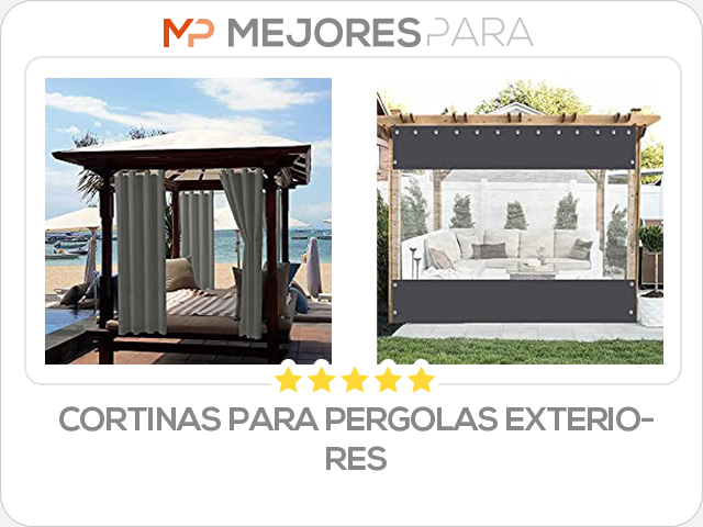 cortinas para pergolas exteriores