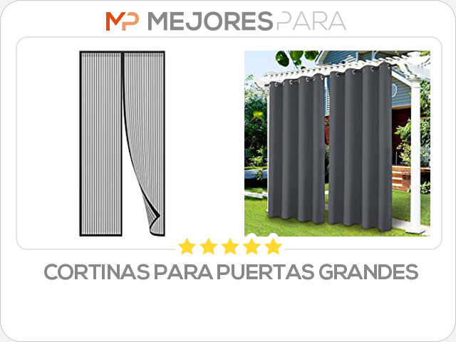 cortinas para puertas grandes