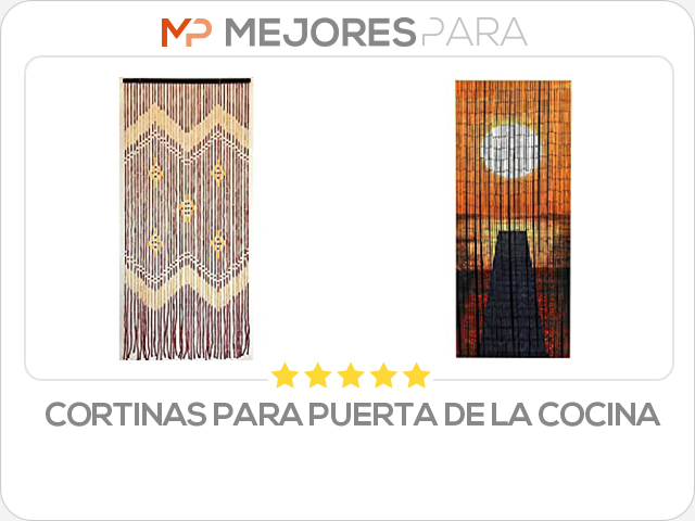 cortinas para puerta de la cocina