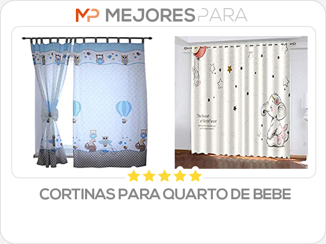 cortinas para quarto de bebe