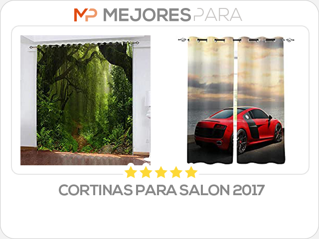 cortinas para salon 2017