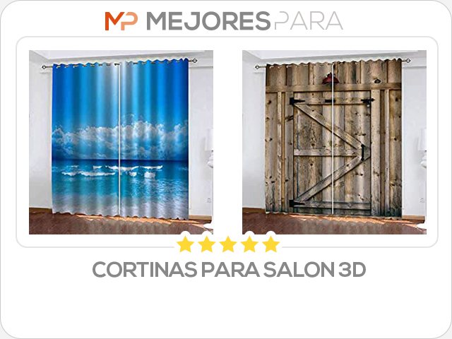 cortinas para salon 3d