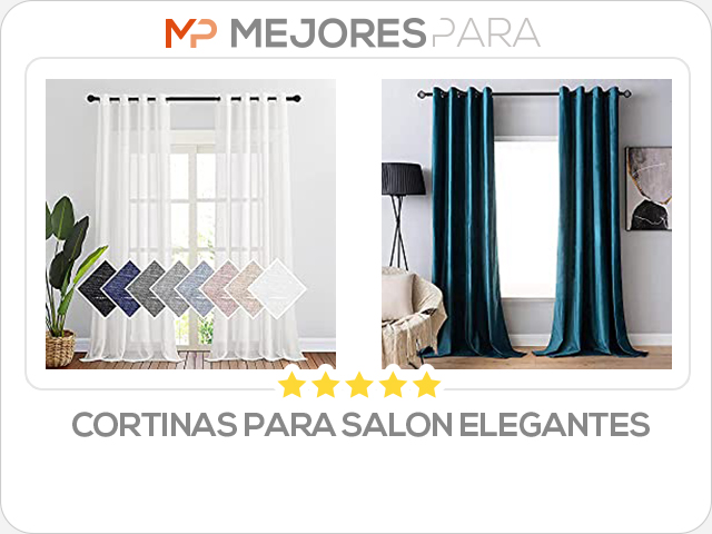 cortinas para salon elegantes