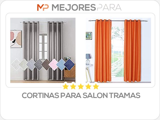 cortinas para salon tramas