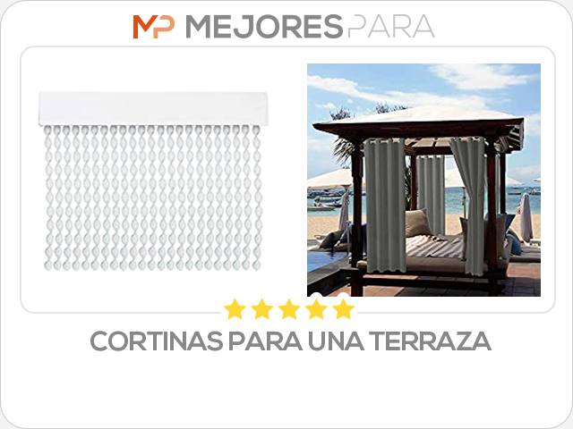 cortinas para una terraza