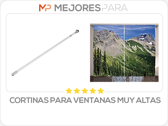 cortinas para ventanas muy altas