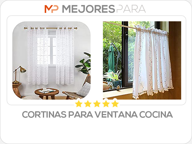 cortinas para ventana cocina