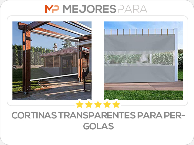 cortinas transparentes para pergolas