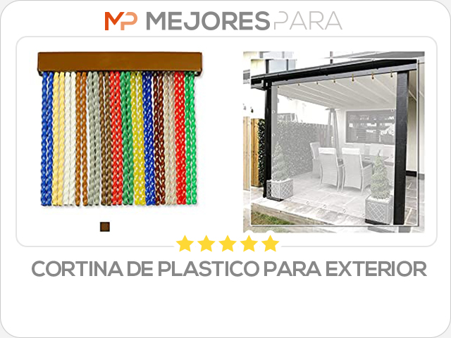 cortina de plastico para exterior