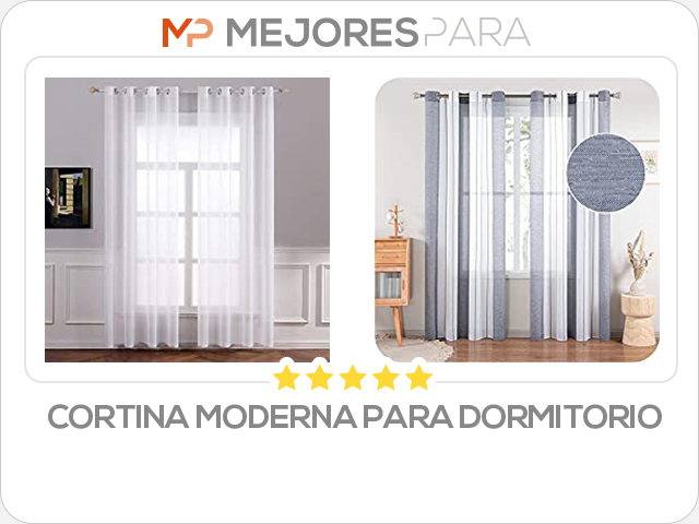 cortina moderna para dormitorio