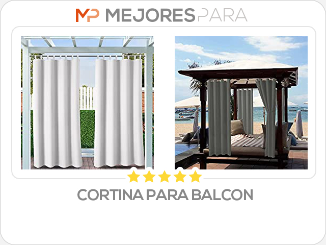 cortina para balcon