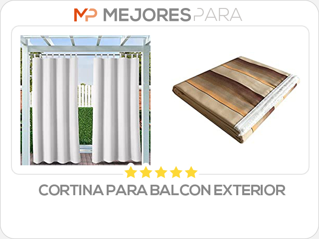 cortina para balcon exterior