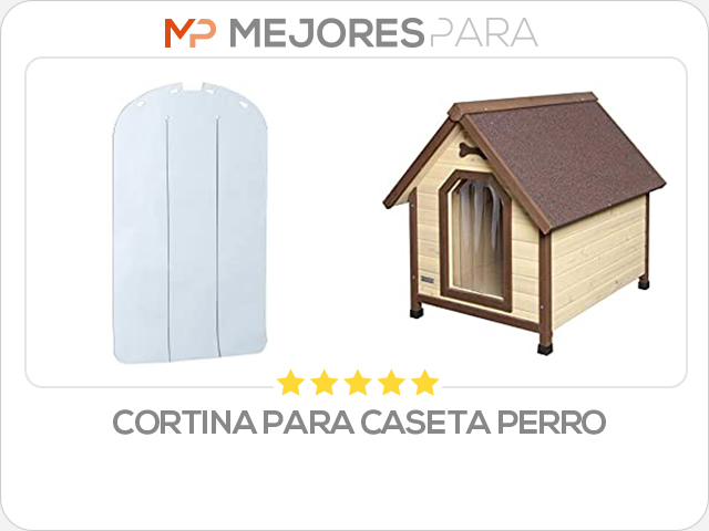 cortina para caseta perro