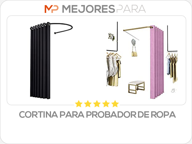 cortina para probador de ropa