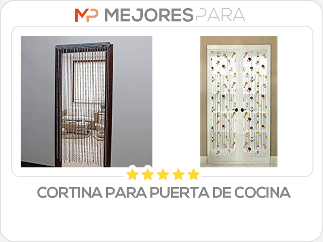 cortina para puerta de cocina