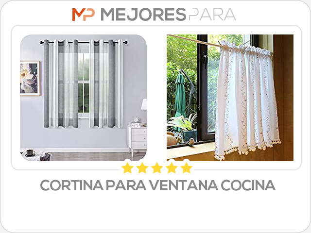 cortina para ventana cocina