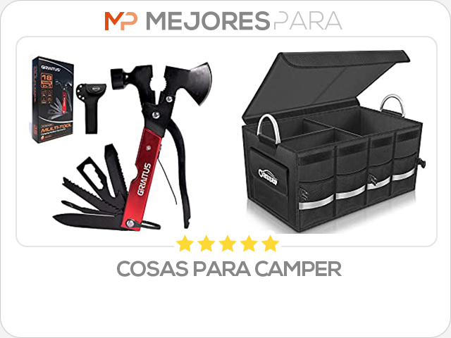 cosas para camper