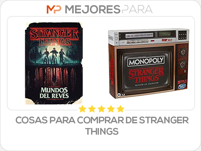 cosas para comprar de stranger things