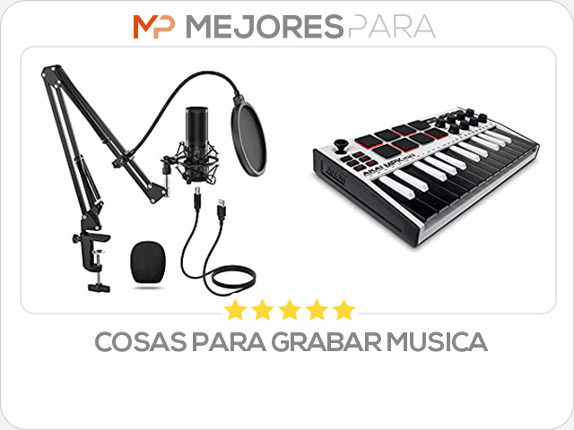 cosas para grabar musica