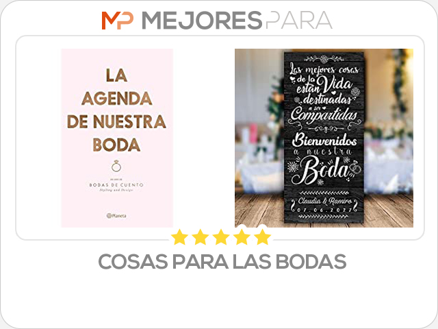 cosas para las bodas