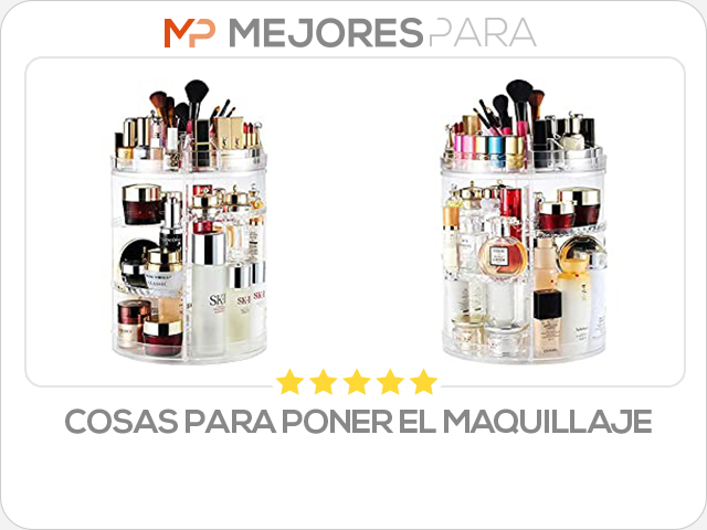 cosas para poner el maquillaje