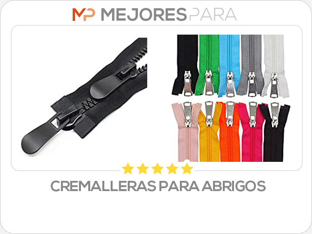 cremalleras para abrigos