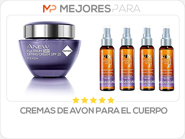 cremas de avon para el cuerpo