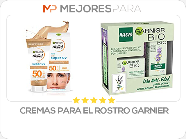 cremas para el rostro garnier