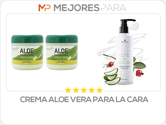 crema aloe vera para la cara