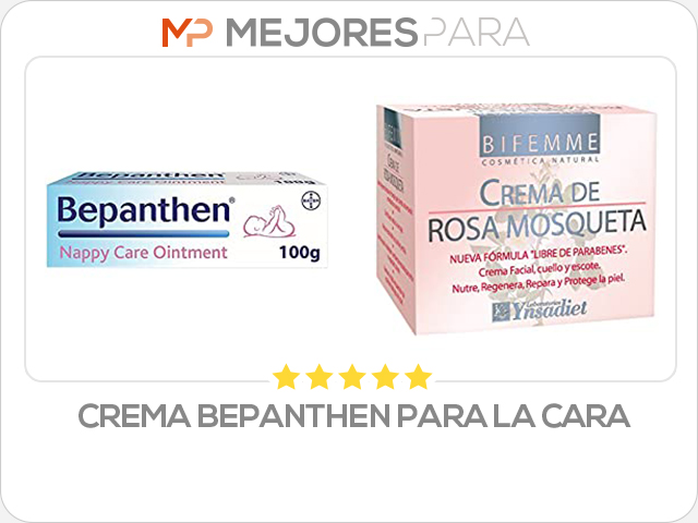 crema bepanthen para la cara