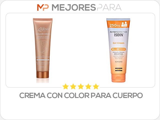 crema con color para cuerpo