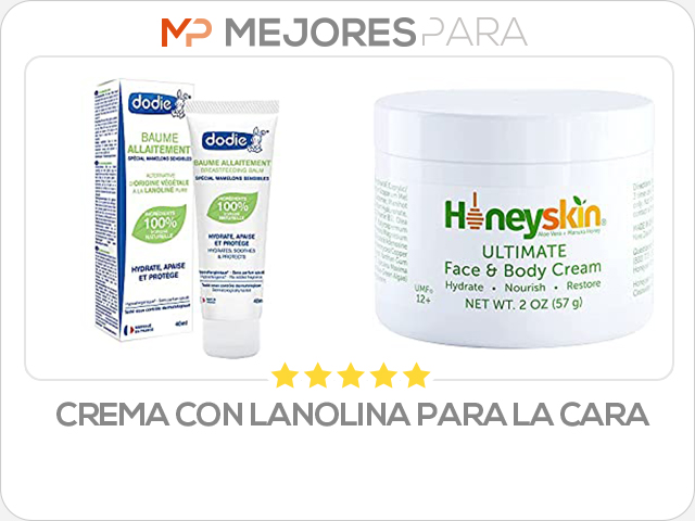 crema con lanolina para la cara