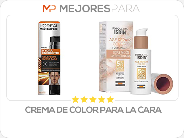 crema de color para la cara