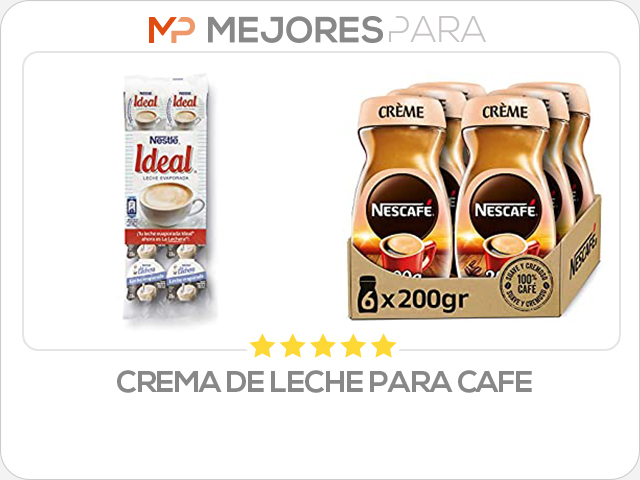 crema de leche para cafe