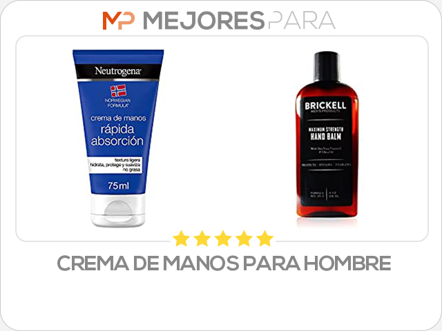 crema de manos para hombre