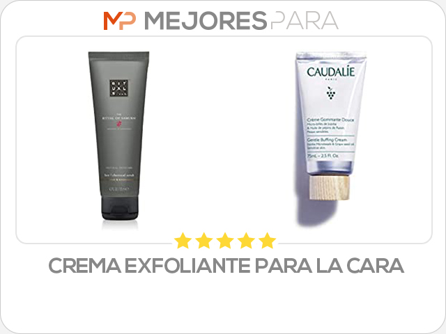 crema exfoliante para la cara