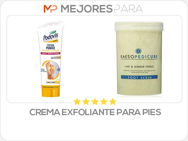 crema exfoliante para pies