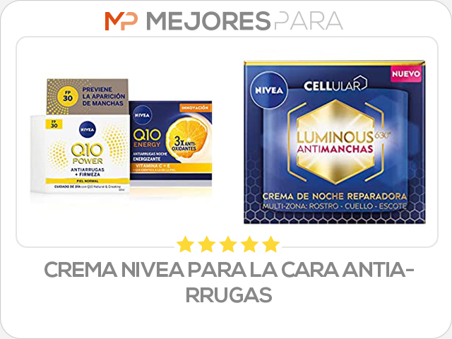 crema nivea para la cara antiarrugas