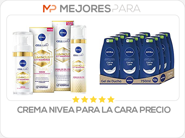 crema nivea para la cara precio