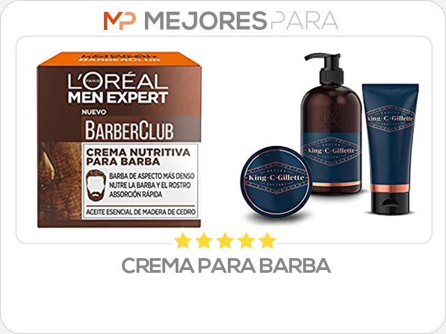 crema para barba