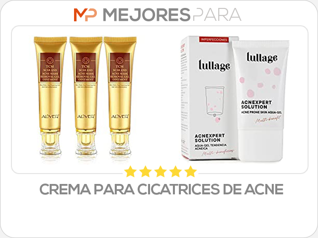 crema para cicatrices de acne