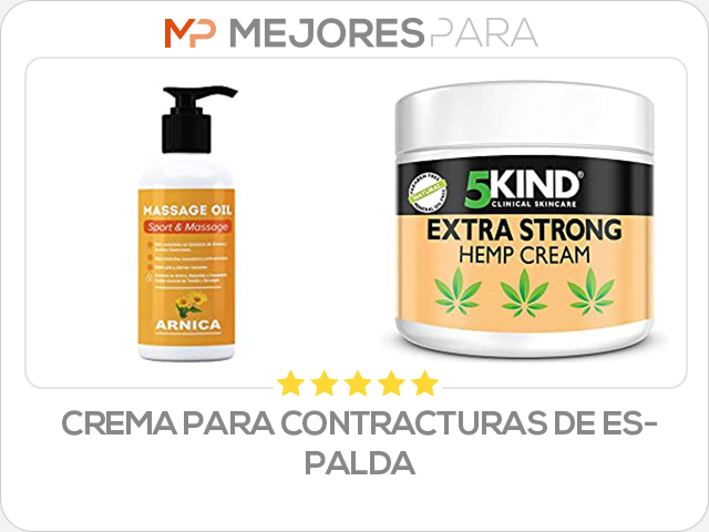 crema para contracturas de espalda