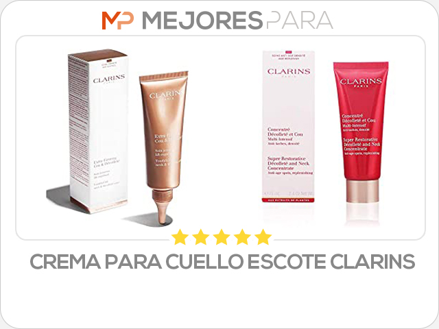 crema para cuello escote clarins