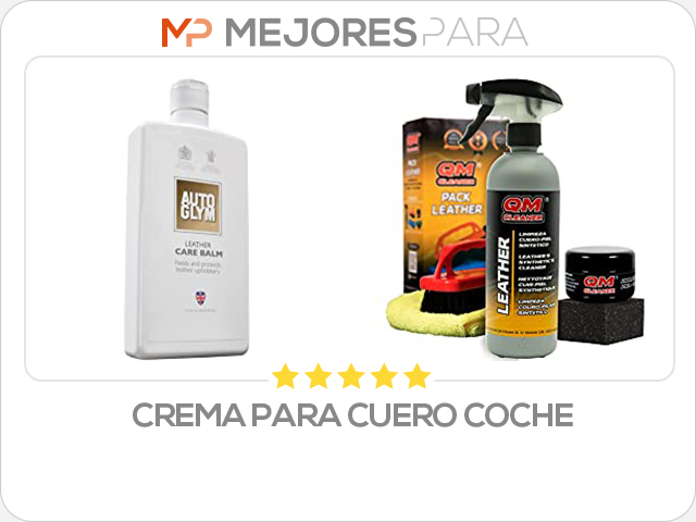 crema para cuero coche