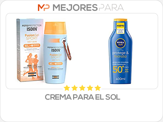 crema para el sol