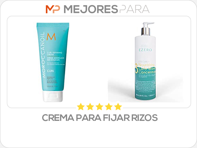 crema para fijar rizos